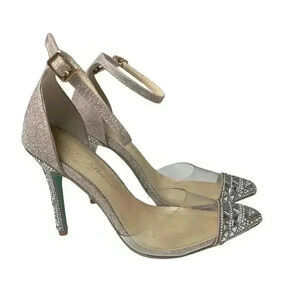 Betsey Johnson Women's Ginger Rhinestone Pumps Size 6